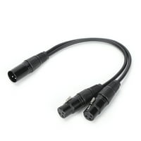 Adapter kabela Jorindo JD XLR muški do dual XLR ženski kabel YType razdjelnik audio mikrofona kabela