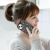 Kompatibilan sa iPhone Case Wild Leopard Ispis Design Design Full ShockOff zaštita meka TPU i tvrdi