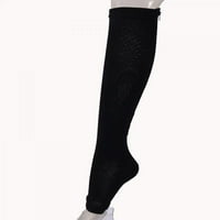 Hazel Tech Promotivna prodaja SOCK Slovar fitness sakupljanje zipčara Žene Zip noga Podrška koljena tako otvorena nožna čarapa