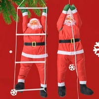 Božićni privjesak ljestvi uže penjanje Santa claus viseći lutku Xmas Tree Decor_cord
