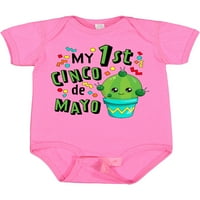 Inktastičnost Moj prvi Cinco de Mayo-sladak kaktus poklon dječje djeteta ili dječje djece