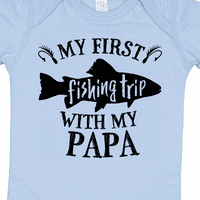 Inktastično moje prvo ribolovno izlet sa mojim papa poklonom dječjim djetetom ili dječjem djevojkom