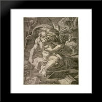 Diogenes uramljeni umjetnički print Parmigianino, Girolamo