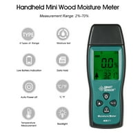 Sensor Ručni mini drvo metar digitalni LCD drvca vlažnog metarskog detektora ispitivač pin sonda 2% ~ 70%