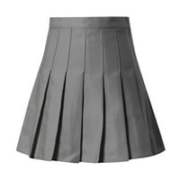 Njoeus mini suknja Set mini suknje Ženska modna moda Visoki mini suknja Slim struka Ležerne kože suknje