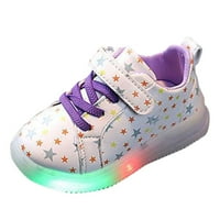 Mishuowo LED dječje djevojke tenisice Sportsko svjetlo Bling Baby Svjetlosne djece cipele za bebe