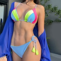 Ženski bandeau zavoj bikini set push up brazilski kupaći kostimi za kupaći kostim na plaži s plivama