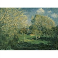 Posteranzi Sal Hoschede Gardens Alfred Sisley 1839 - Francuski Pushkin Museum likovnih umjetnosti Moskva