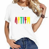 Autistična puzzle podrška hladnom majicom za podizanje autizma