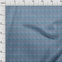 Onuone Georgette viskozne sivkaste plave tkanine trepavice