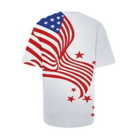 Američka košulja za zastava za žene Clearsang Juebong USA 4. srpnja Dan nezavisnosti Torbica Patriotske