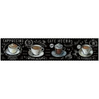 Portfolio II Vrijeme kafe obloge od kapi, crno bijelo smeđe boje, izrađene u SAD-u sa visokokvalitetnim