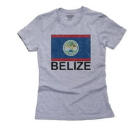 Zastava Belize - Posebna vintage izdanje Ženska pamučna siva majica