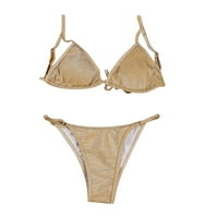 Ženski kupaći kostimi Tummy Control Plus size Copuit CoverUp bikini Ispis set kupaći kostim punjene