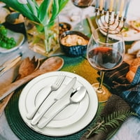 12-komadni kašika za večeru, kašike od nehrđajućeg čelika za hranu za dom, kuhinju ili restoran - ogledalo