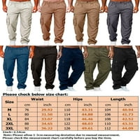 REJLUN MAN HLAČE Čvrste pantalone sa džepovima Dno Ležerne prilike Ležerne prilike Plain Yoga Cargo