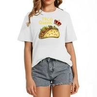 Taco Queen Funny Mexican Taco Lovers Women Premium Trendi i modna ženska grafička majica