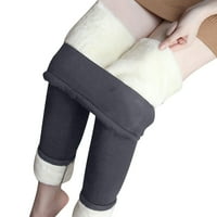 qucoqpe ženske toplotne ruke obložene tamkama ultra meke mršave hlače, elastične meke toplotne tajice