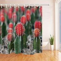 Slatki bodljikavi kaktus Cvijeće poliesterska tkanina za zavjese za kupatilo, tuš za tuširanje