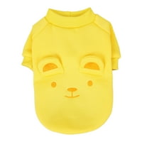 Majica za kućne ljubimce Slatka vezena mekana ručna odjeća od poliestera malih medvjeda izgled PET džemper