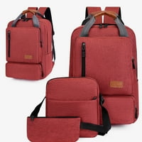 Promotivni ruksak tri seta, veliki studentski ruksak, pogodan za školsku i vanjsku putovanja, računalna
