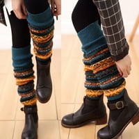 Labave čarape pletenje toplo akrilne vlakne Stretch Bohemia Stil čarape za svakodnevni život