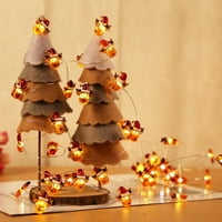Božićna viljska svjetla, 6ft 20ljene božićne svjetlo, božićna bajka pogodna su za zatvorene i vanjske ukrase božićne zabave