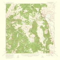 Mapa Topo - Topaz Lake California Nevada Quad - USGS - 23. 28. - MatT Art papir