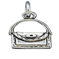 Sterling srebrna 8 šarm narukvica sa priloženim šarmom torbice 3D torbice
