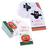 Set karata za Halloween Poruke za pečenje keksa bombona Torbe Torbe Kutije Oznake papira