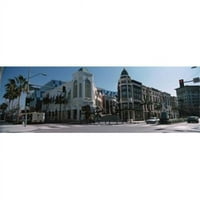 Panoramske slike PPI125044L Zgrade uz cestu Rodeo Drive Beverly Hills Los Angeles County California