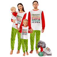 Usklađivanje PJS Uklapanje božićne pidžame za parove Organske pamučne Jammies Božićni tisak pidžama za odrasle djece za djecu