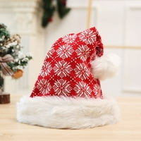 Božićni šešir visoki vuneni pleteni plišani veliki kuglica s prugastim božićnim šeširom visokog vunene