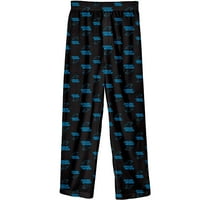 Omladinska Crna Karolina Panthers TEAM-Obojene štampane pajama hlače