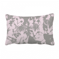 Cat modni poster za zaštitu životinja ljubimca ljubimca jastuk jastuk lumbalni umetak navlaka za jastuk