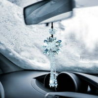 Ykohkofe Car Privjesak za stražnji dio straga zadnjeg pogleda Privjesak Viseće ukrase Ornament SnowFlake