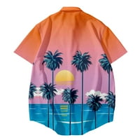Havajske majice s kratkim rukavima ljetna plaža na plaži niz casual majice za djecu, odrasla osoba