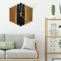 Drveni zidni sat industrijskih stila 12 '' Viseći za kućni uređenje ureda A