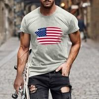 Muški sportsko košulje Casual Ljeto 3D digitalni ispis Fitness kratke hlače rukavice T-majice Bluzes