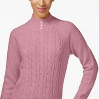 Karen Scott ženski gumb podrum se džemper ružičaste veličine xx-velly