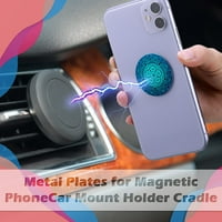 Naljepnica za metalnu ploču na telefonu na telefonu za držač magneta za magnet za telefon u magnetu