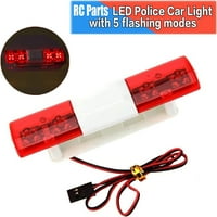RC Auto alarmantno svjetlo, RC model LED policijske noći svjetla Flash lampica Kompatibilan je s RC