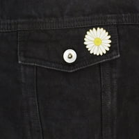 Daisy cvijet tvrdi enaml rever pin