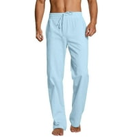 IOPQO teretne hlače za muškarce muške hlače muške casual čvrste pantske kratke pune dužine ravna pantkratna