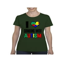 - Ženska majica kratki rukav - svijest o autizmu