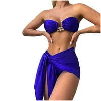 Binmer Women Ljetni kupaći kostimi su pune boje Udobne labave kupaćim kostima
