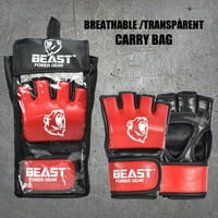 Serpleswowear rukavice, rukavice za UFC, kičene rukavice s otvorenim dlanovima, bokserskih rukavica,