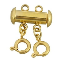 Yinguo Zaključavajuće kopče za ogrlicu Zlatne i srebrne konektore za zaključavanje cijevi za narukvicu