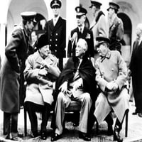 Winston Churchill, Franklin Roosevelt i Joseph Stalin na fotografiji Yalta konferencije