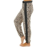 Ženske hlače Prodaja trendova Žene Elastični struk Leopard spajanje labavih harem hlače casual pantalone